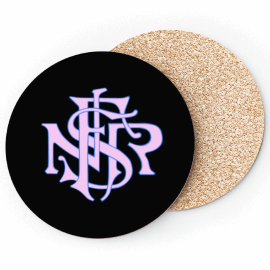 Our Lady of the Rosary of Fátima - NSRF monogram Coasters