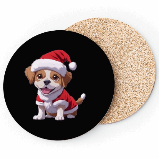 Santa Paws: The Cutest Christmas Puppy Coasters