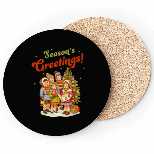 Seasons Greetings Coasters