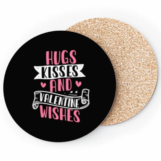 Happy Valentines Day, Valentin Retro Coasters