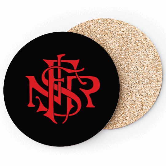 Our Lady of the Rosary of Fátima - NSRF monogram Coasters