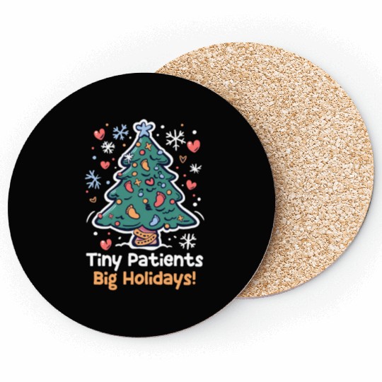 NICU Christmas Tiny Patients, Big Holidays! Coasters