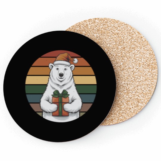 Christmas Polar Bear Coasters