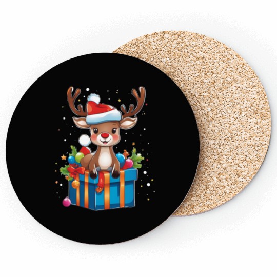 Reindeer Surprise Coasters