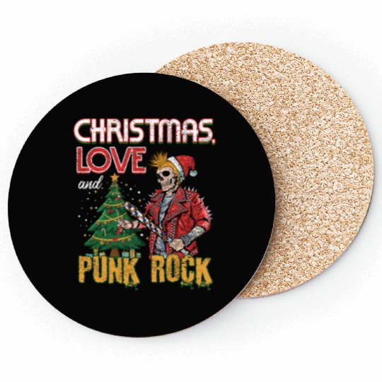 Rocky Christmas: Santa Claus Concert In Punk Rock Coasters