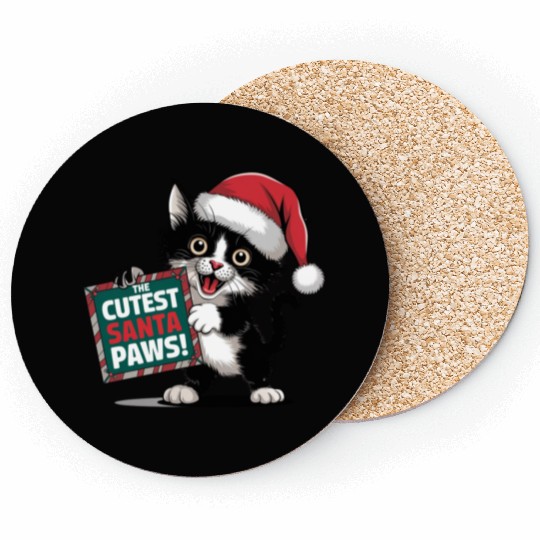 Cutest Santa Paws Coasters