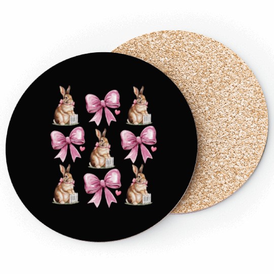 Happy Easter Bunny, Easter Day Coasters