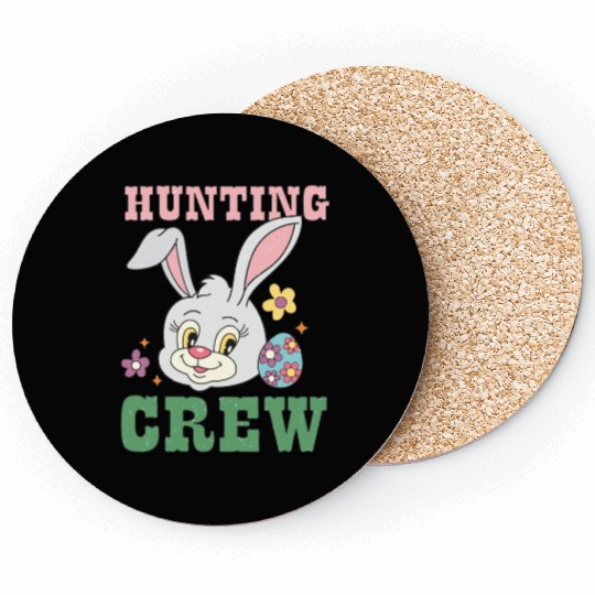 Happy Easter Day, Easter Bunny Coasters