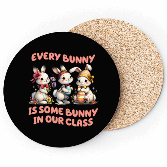 Happy Easter Day, Cute Easter Coasters