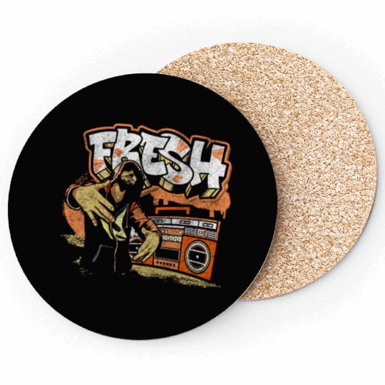 Spray Can Subway Streetwear Striking Coasters
