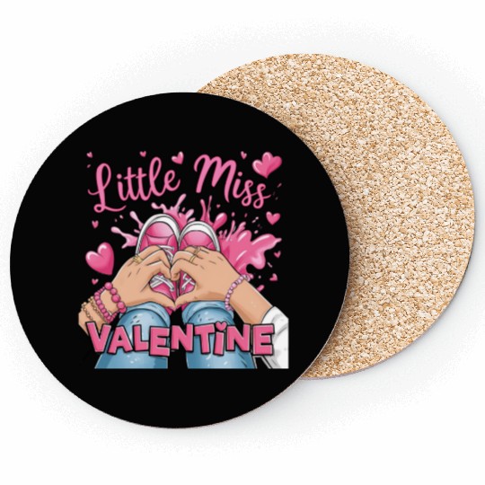 Little miss Valentine Coasters