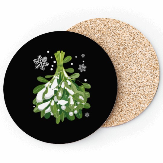 Mistletoe Coasters