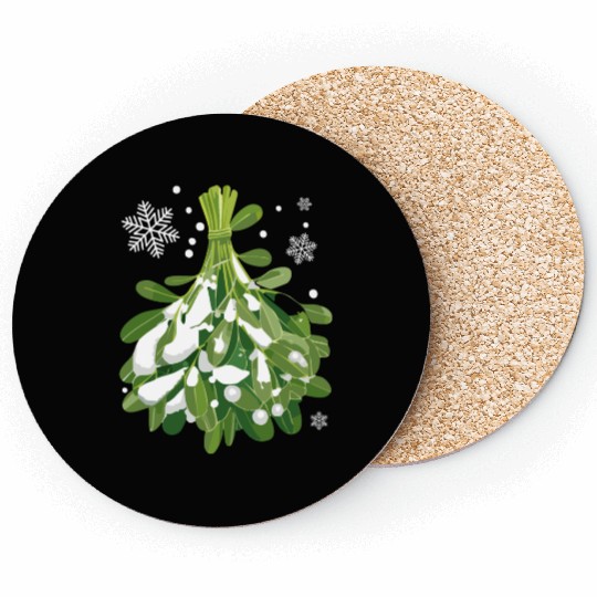 Mistletoe Coasters