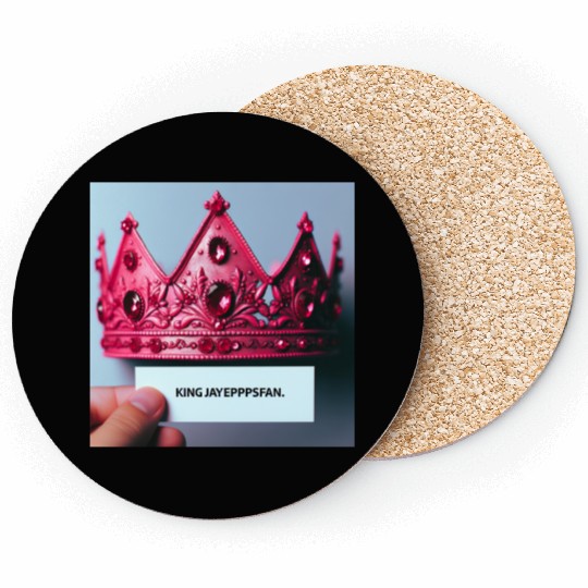 Pink Crown Coasters