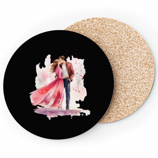 Valentines Day, Valentine Retro Coasters