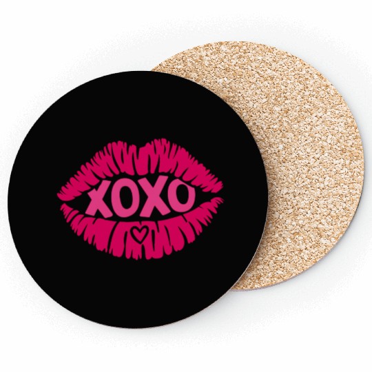 XOXO Valentine Sublimation Coasters