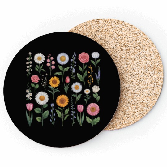 Wildflowers Coasters
