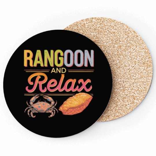 Crab Rangoon Lover American Chinese Sea Food Coasters
