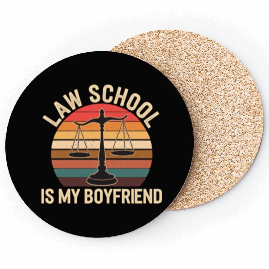 Law School Is My Boyfriend 14 Coasters