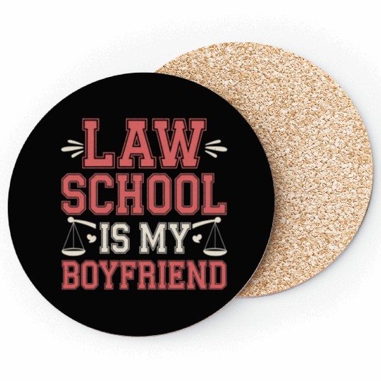 Law School Is My Boyfriend 12 Coasters