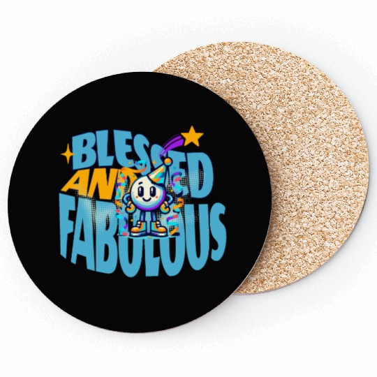 Blessed And Fabulous - Numbers 6:24-25 Coasters