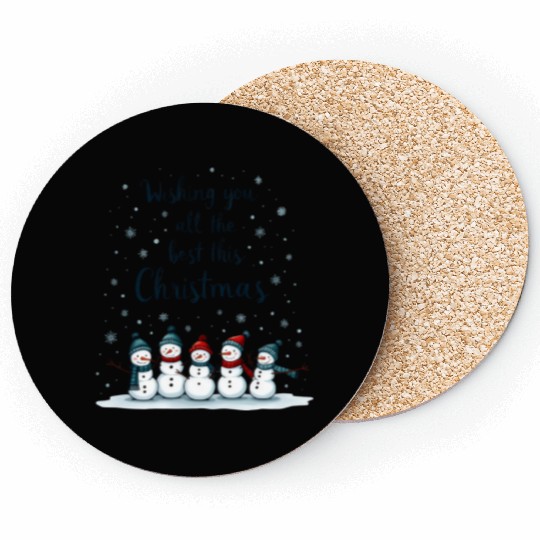 Wishing you all the best this christmas Coasters