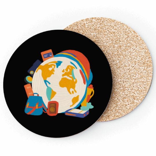 Wanderlust Vibes Coasters