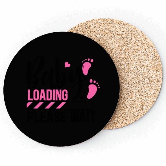 Baby loading babes women mother design newborn Coasters