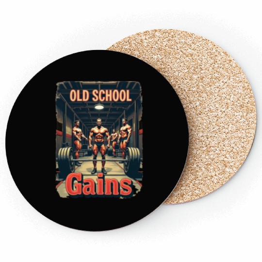 Old School Gains Coasters