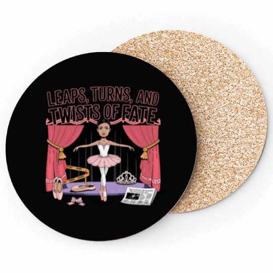 Leaps Turns Twists of True Fate True Crime Coasters