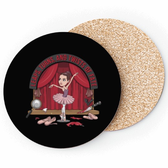 Leaps Turns Twists of True Fate True Crime Coasters