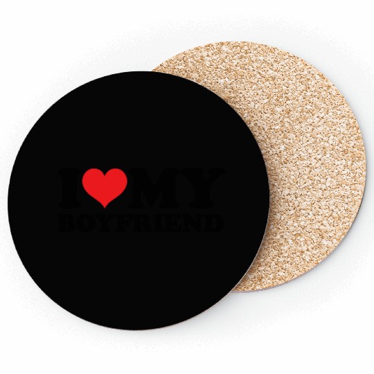 I Love My BF Coasters