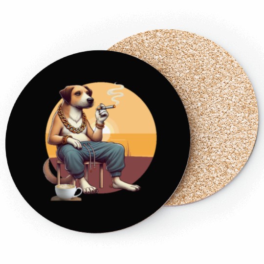 The Gangster Dog Coasters