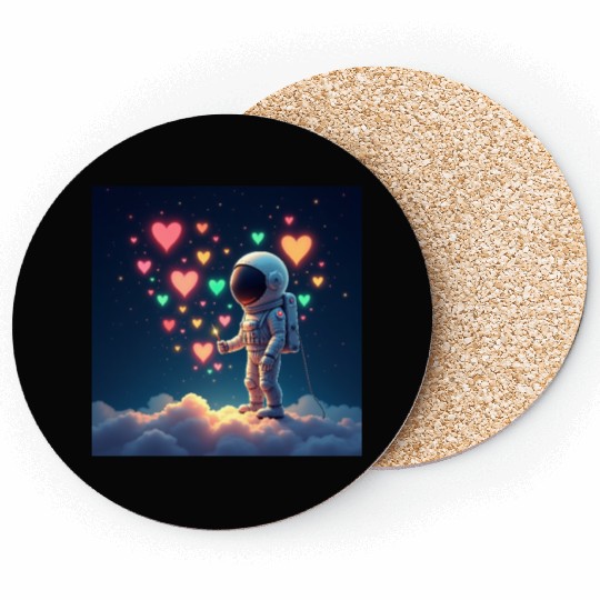 Astronauts are full of love Coasters