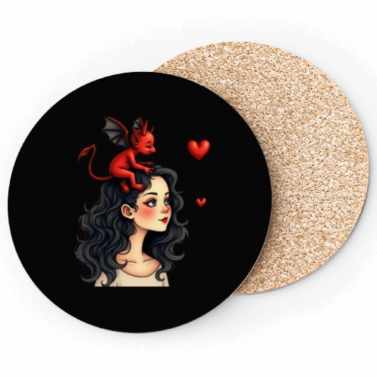 Love devil Coasters