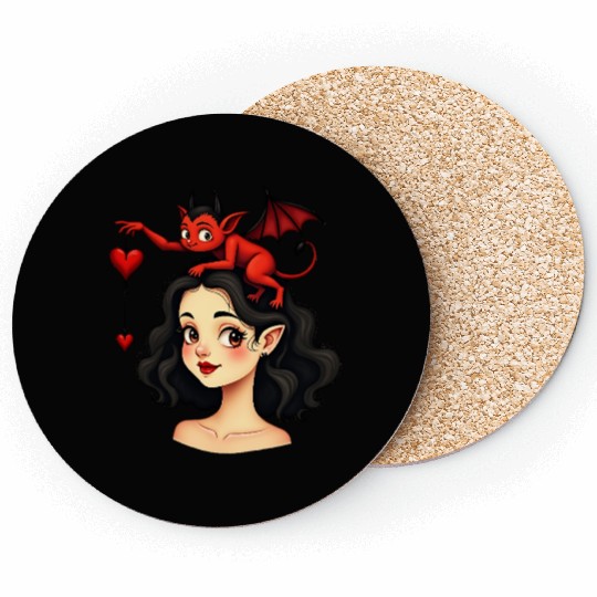 Love devil Coasters