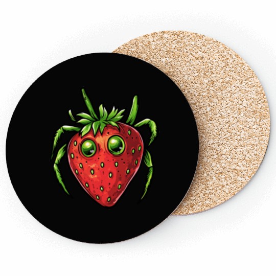 Strawberry Spider Strawberry Spider Coasters