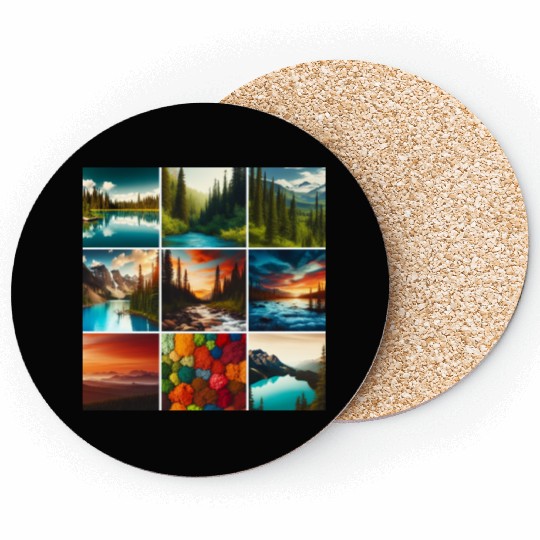 Nature Aesthetic Coasters
