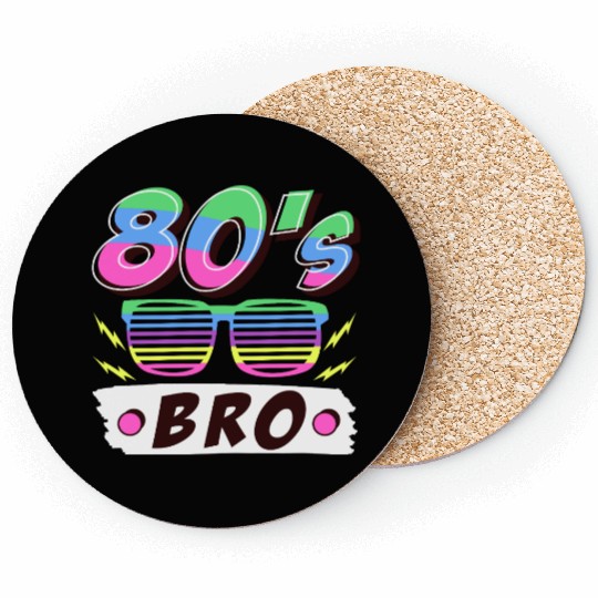 Retro 80s Style design – Perfect for Nostalgia Fa Coasters