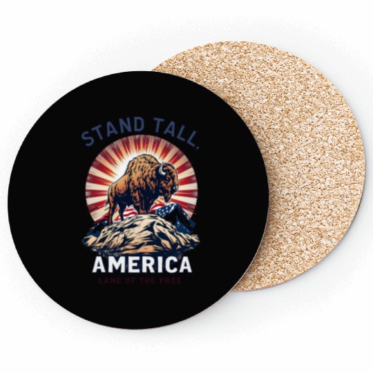 Stand Tall America Land Of The Free Buffalo Coasters