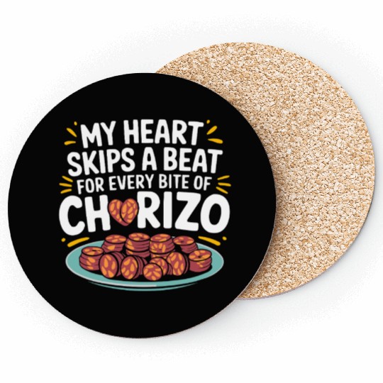Chorizo Mexican Food Mexico Cuisine Foodie Sausage Coasters