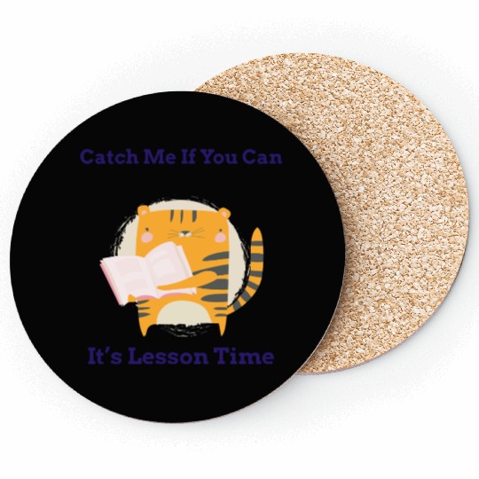Cheetah Teacher Coasters