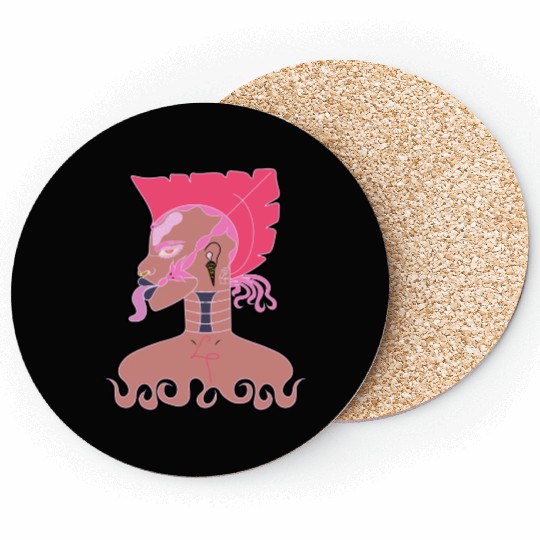 Punk Medusa Coasters