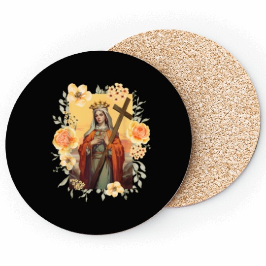 St Helena The True Cross and Church Coasters