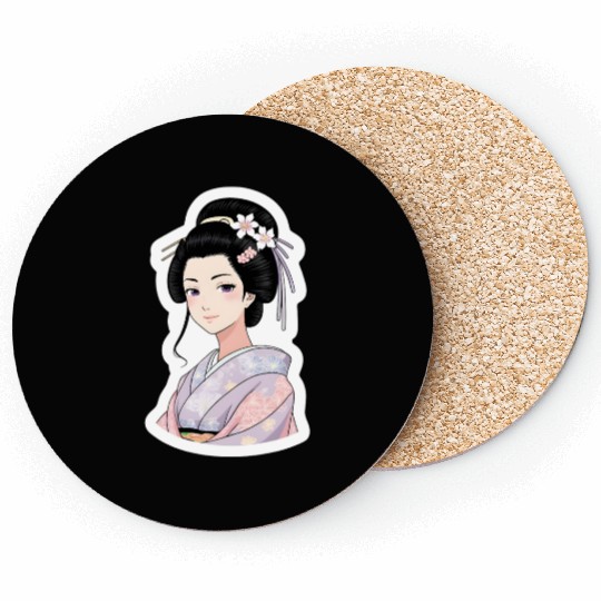 Japanese woman Coasters