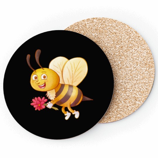 Bee & Flower"s Coasters