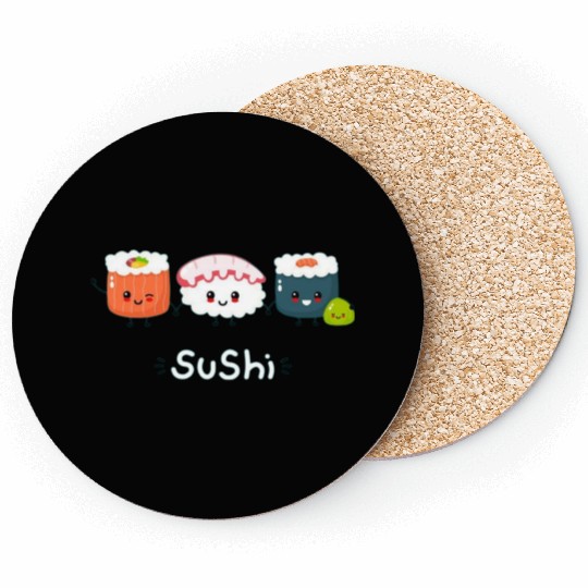 CUTE SUSHI Coasters