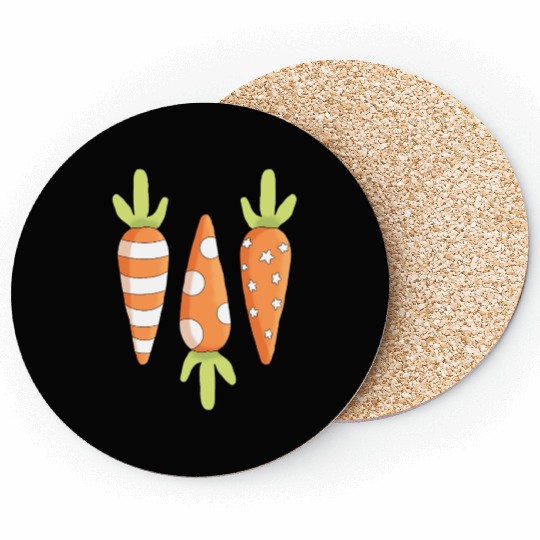 Happy Easter Carrot Coasters
