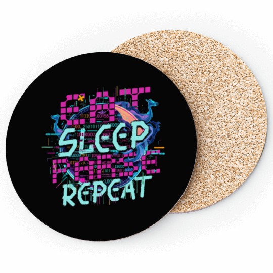 Computer Linguist Eat Sleep Parse Repeat Coasters