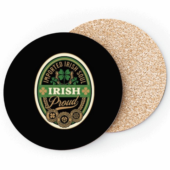 Kiss Me Im Irish 2025 Coasters